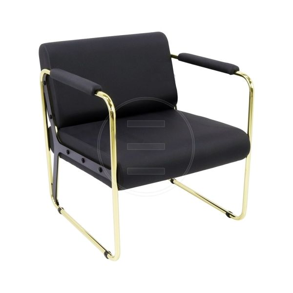 Round Lounge Gold Bekleme Koltuğu