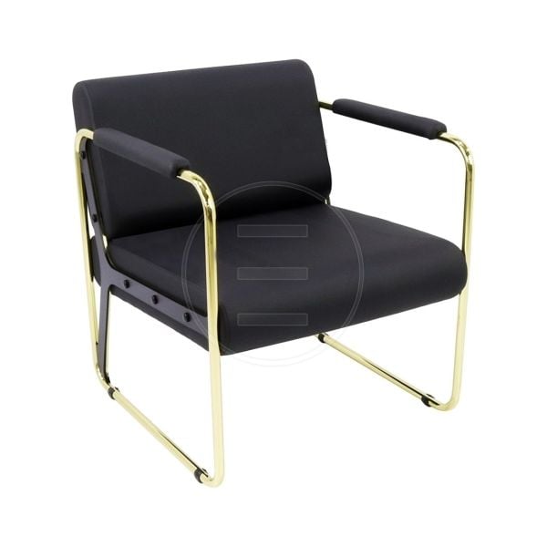 Round Lounge Gold Bekleme Koltuğu