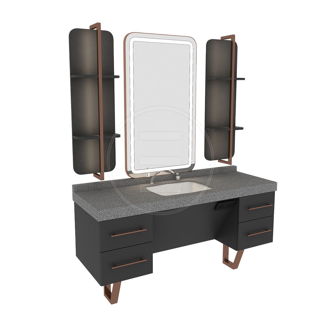 Sova Grey (PP) Berber Tezgahı