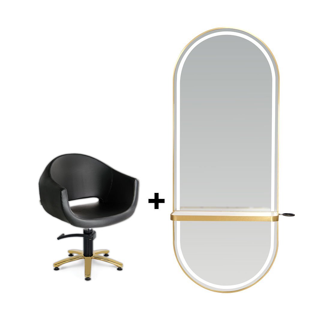 Vera Kuaför Tezgahı + Evo Gl Kuaför Koltuğu