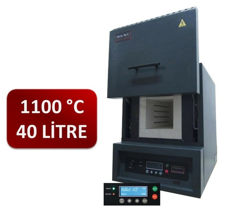 Magmatherm Kül Fırını | MT-1100-40-B2-LU | Standart Seri | Yukarı Açılır Kapak | 1100 °C | 40 Litre