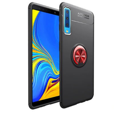 Galaxy A7 2018 Kılıf Patinda Ravel Silikon Kapak