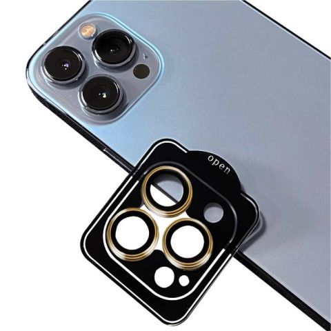 Apple iPhone 12 Pro Max Patinda CL-11 Safir Parmak İzi Bırakmayan Anti-Reflective Kamera Lens Koruyucu