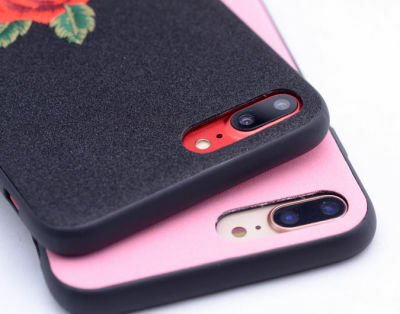 Apple iPhone 8 Plus Kılıf Patinda Rose Kapak