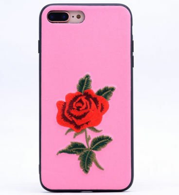 Apple iPhone 8 Plus Kılıf Patinda Rose Kapak