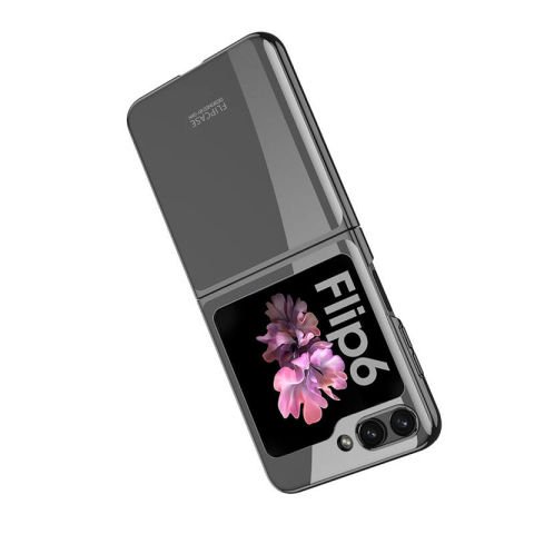 Galaxy Z Flip 6 Kılıf Patinda Full Camlı Kıpta Kapak