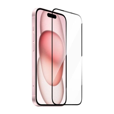 Apple iPhone 16 Pro Wiwu GT-008 Polimer Oleofobik Kaplama Şeffaf Pürüzsüz Temperli Cam Ekran Koruyucu