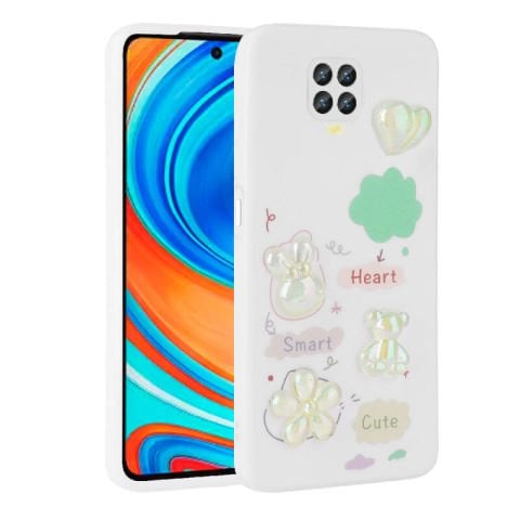 Xiaomi Redmi Note 9 Pro Kılıf Kabartma Figürlü Parlak Patinda Toys Silikon Kapak