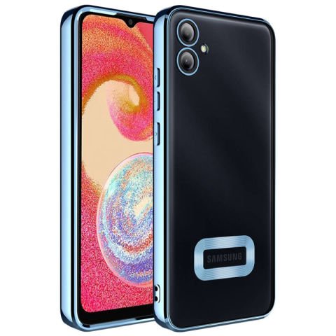 Galaxy A05 Kılıf Kamera Korumalı Logo Gösteren Patinda Omega Kapak