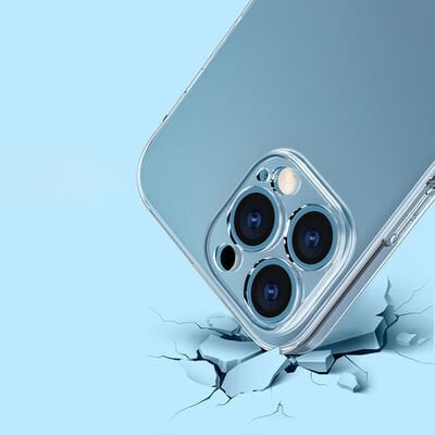 Apple iPhone 14 Pro Max Kılıf Şeffaf Sert PC Patinda Vayt Kapak