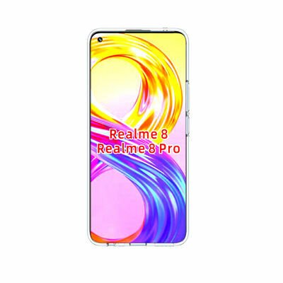Realme 8 Kılıf Patinda Süper Silikon Kapak