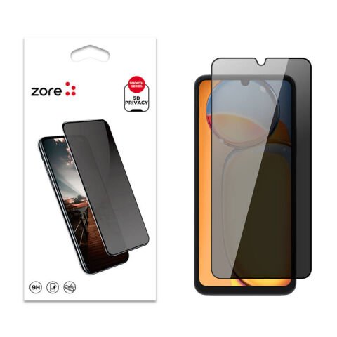 Xiaomi Redmi 13C Patinda New 5D Privacy Temperli Ekran Koruyucu