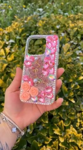 Apple iPhone 16 Plus Taşlı Butterfly Mufi Telefon Kılıfı