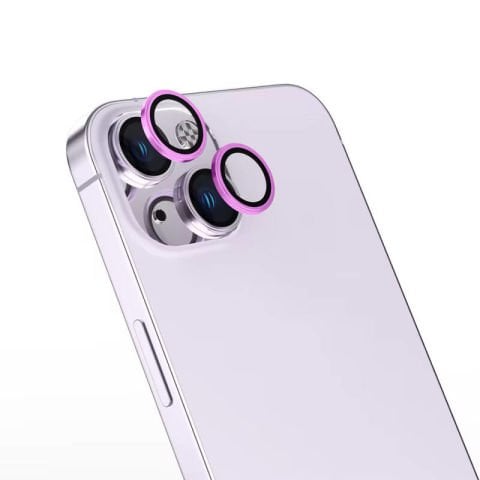 Apple iPhone 16 Plus Patinda CL-15 Parmak İzi Bırakmayan Anti-Reflective Kamera Lens Koruyucu