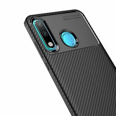 Huawei P30 Lite Kılıf Patinda Negro Silikon Kapak