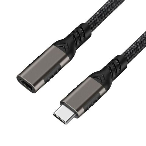 Patinda Extension USB3.2 Type-C PD Uzatma Kablosu 100W 20Gbps 4K@60Hz 0.5 Metre