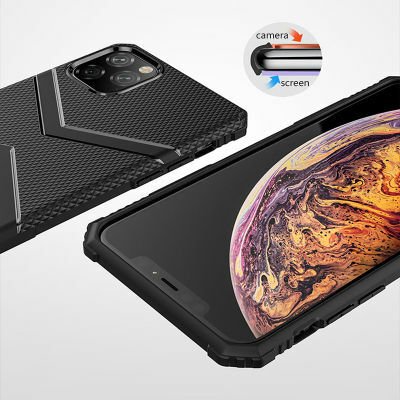 Apple iPhone 11 Pro Max Kılıf Patinda Hank Silikon