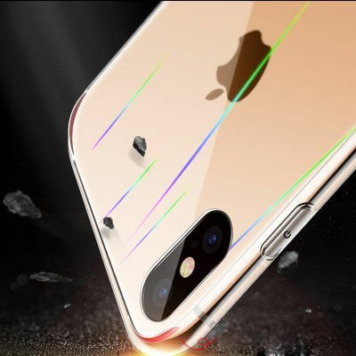 Apple iPhone XS 5.8 Kılıf Patinda Rainbow Kapak