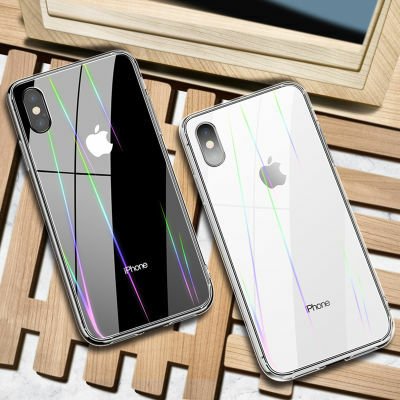 Apple iPhone X Kılıf Patinda Rainbow Kapak