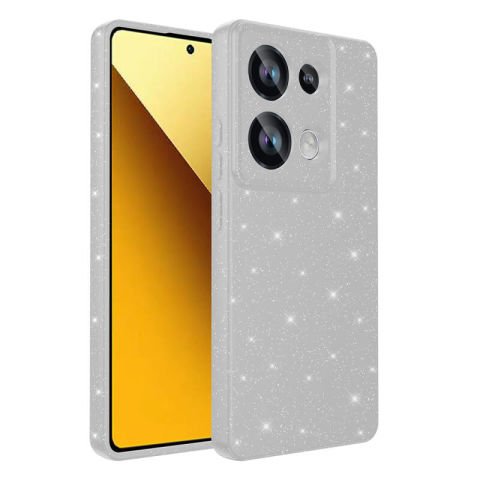 Xiaomi Redmi Note 13 Pro 4G Kılıf Kamera Korumalı Simli Lüks Patinda Koton Kapak