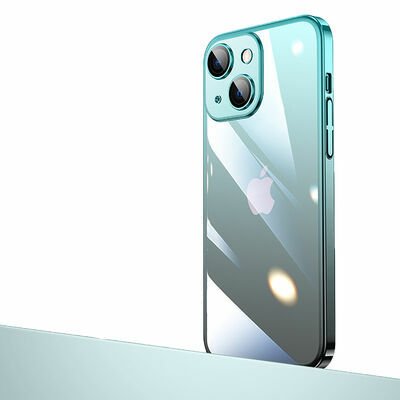 Apple iPhone 13 Kılıf Parlak Renk Geçişli Kamera Korumalı Patinda Senkron Kapak