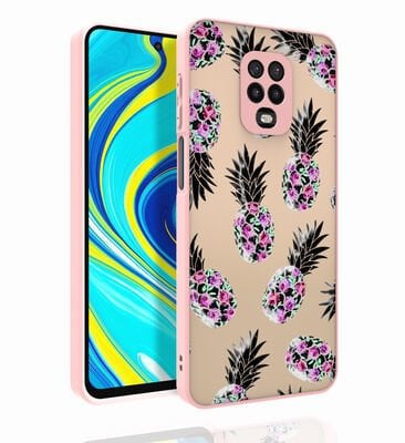 Xiaomi Redmi Note 9 Pro Kılıf Desenli Kamera Korumalı Parlak Patinda Nora Kapak