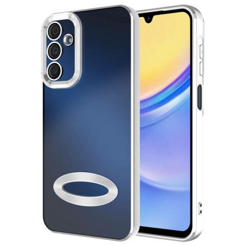 Galaxy A25 Kılıf Kamera Korumalı Logo Gösteren Patinda Omega Kapak