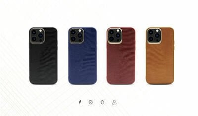 Apple iPhone 13 Pro Max Kılıf ?Kajsa Preppie Collection Pu Deri Kapak