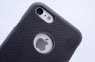 Apple iPhone 7 Plus Kılıf Patinda Derili Deku Silikon