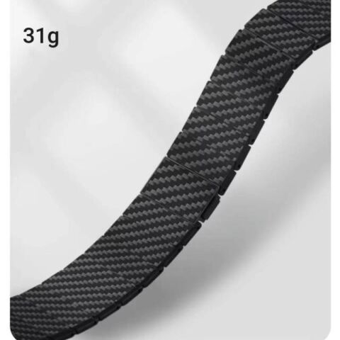 Apple Watch 40mm Patinda KRD-90 600D Karbon Fiber Kordon