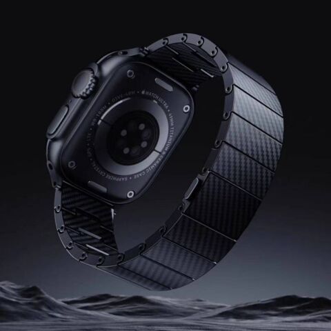 Apple Watch 40mm Patinda KRD-90 600D Karbon Fiber Kordon