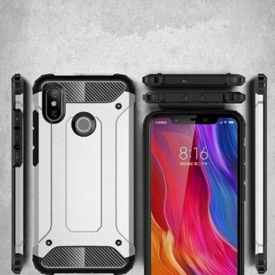 Xiaomi Mi 8 Kılıf Patinda Crash Silikon Kapak