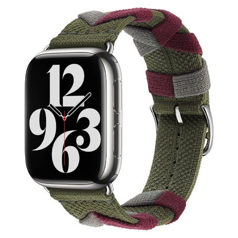 Apple Watch 40mm Patinda KRD-97 Sarmal Örgü Tasarımlı Kordon