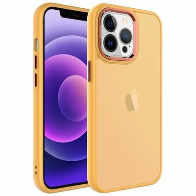 Apple iPhone 13 Pro Kılıf Buzlu Sert PC Patinda May Kapak