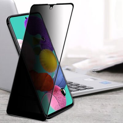 Galaxy A51 Patinda New 5D Privacy Temperli Ekran Koruyucu