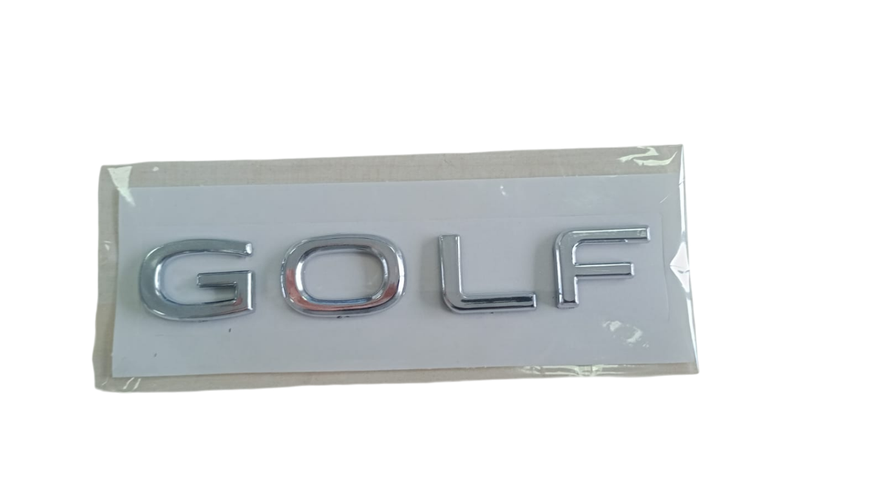 Krom Arka Golf Bagaj Yazısı -  Volkswagen Golf 4 - Golf 5 - 1998 - 2009