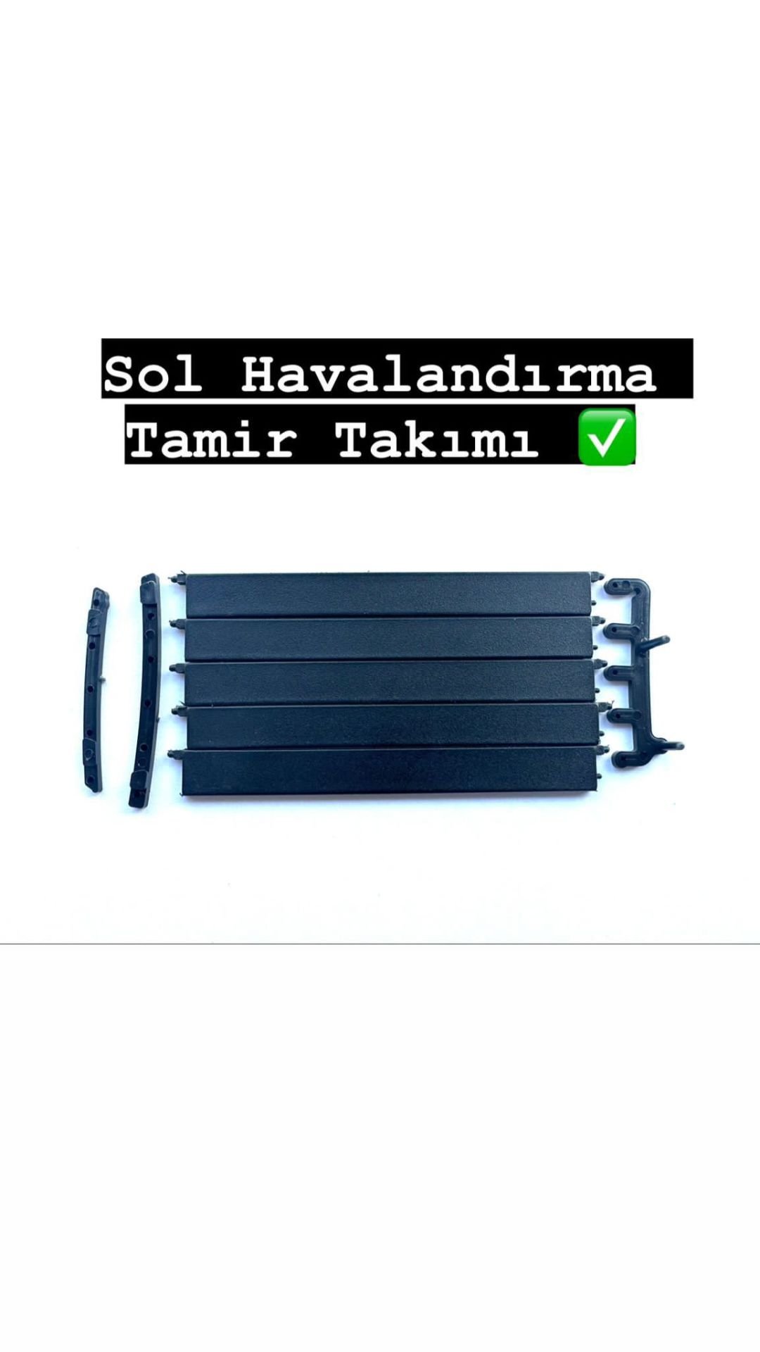 Bora Sol Havalandırma Izgara Takımı ( Sadece Ön Petekler )