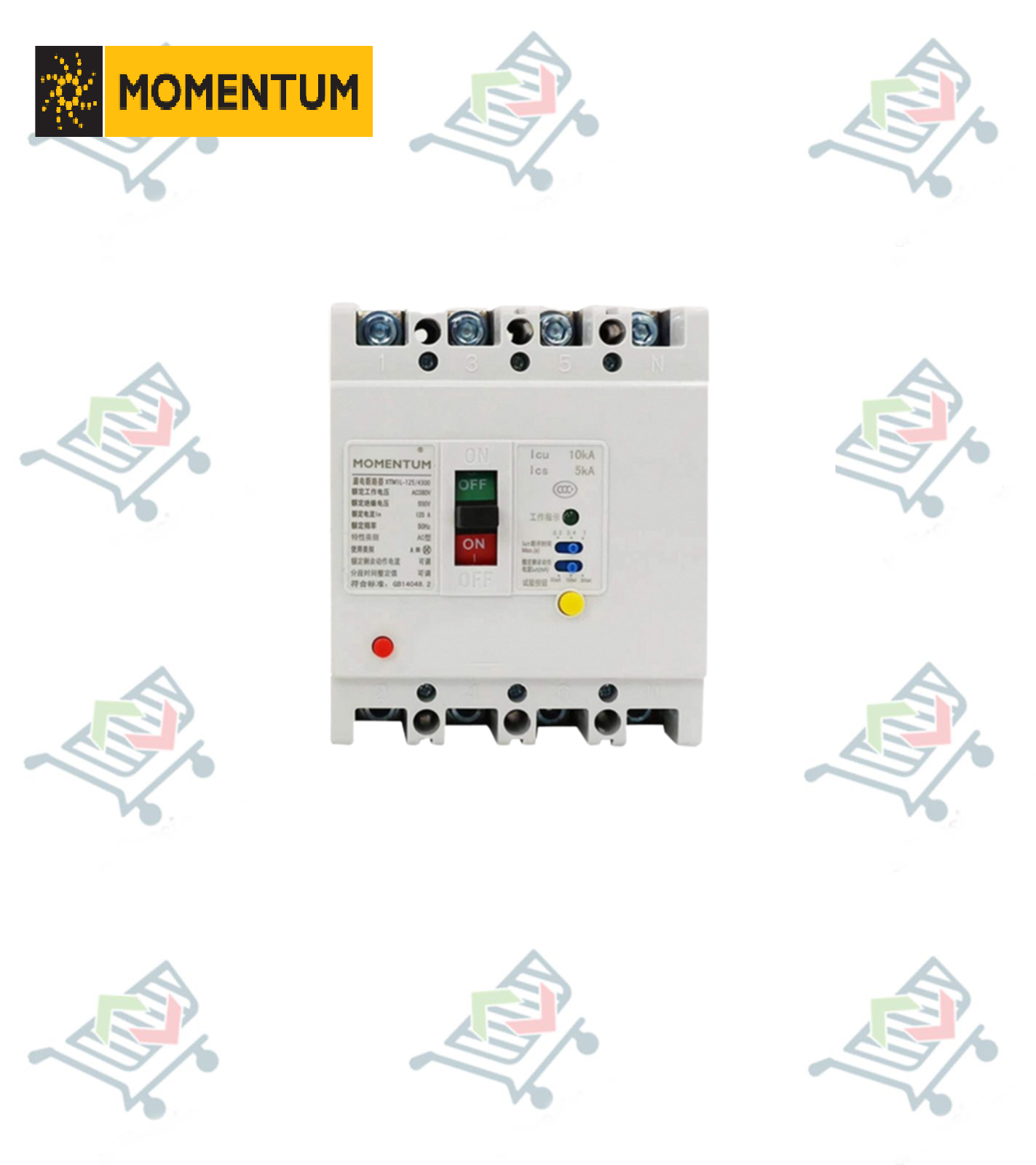 4 Kutuplu Kaçak Akım Korumalı Kompakt Şalter 4x80A