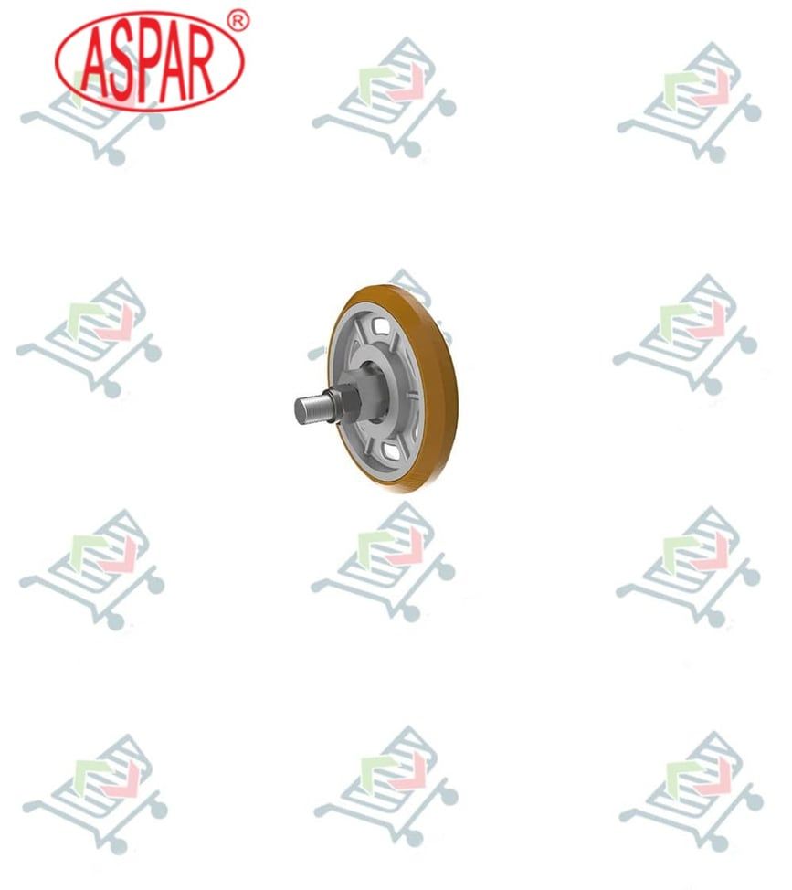 PATEN TEKERİ (POLİÜRETAN) – DÜZ MİLLİ – Ø 100 mm