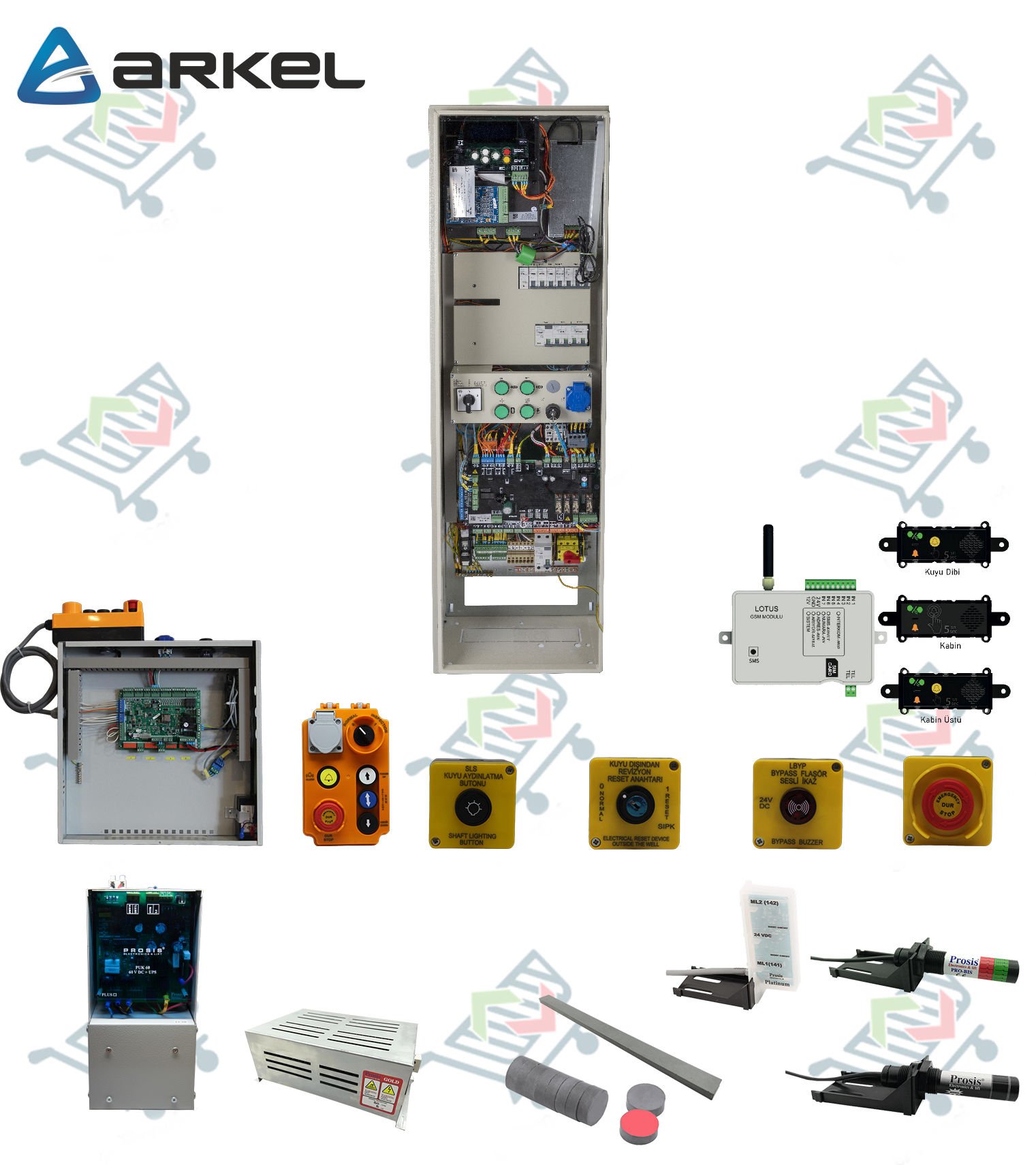 ARKEL ARCUBE 17A TR SENKRON MRL ASANSÖR KONTROL ÜNİTESİ 81-20