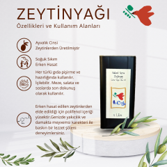 YENİ HASAT AYVALIK 5LT Naturel Sızma Zeytinyağı (Hasat Zamanı Ekim 2024)