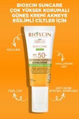 Bioxcin Akneye Eğilimli Ciltler İçin 50 Faktör Güneş Kremi 50 ml