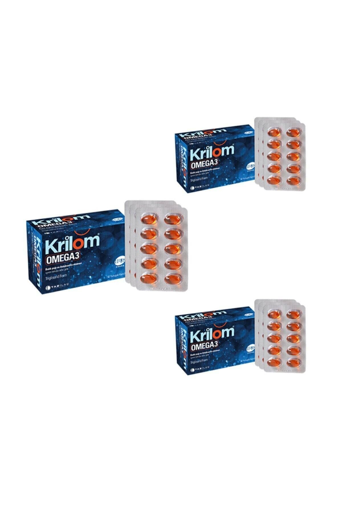 Krilom Omega3 50 Kapsül 3 Adet