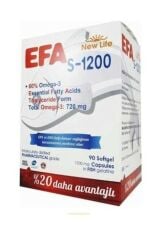 Efa S-1200 Balık Yağı  90 Kapsül