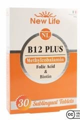 New Life B12 Plus 30 Dilaltı Tablet