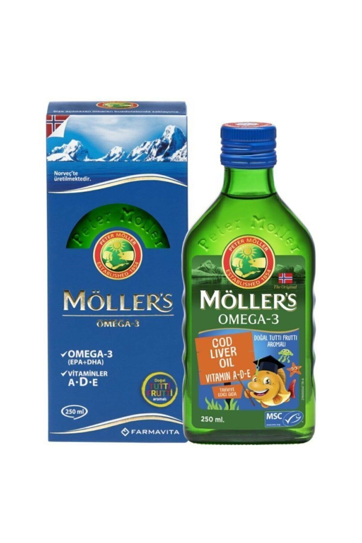 Möller's Tutti Frutti Omega 3 Balık Yağı 250 ml
