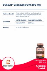 Dynavit Coenzyme Q10 200 Mg 30 Yumuşak Kapsül 200 mg
