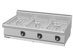 Kalitegaz Üçlü Tek Sıra Gazlı Ocak 120x70x29 cm Ce Belgeli SC1270G Rinnova