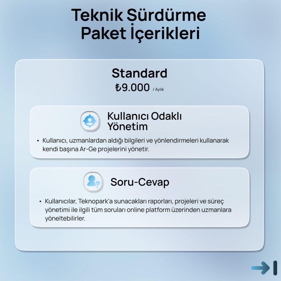 Teknopark Sürdürme Danışmanlığı - TEKNİK