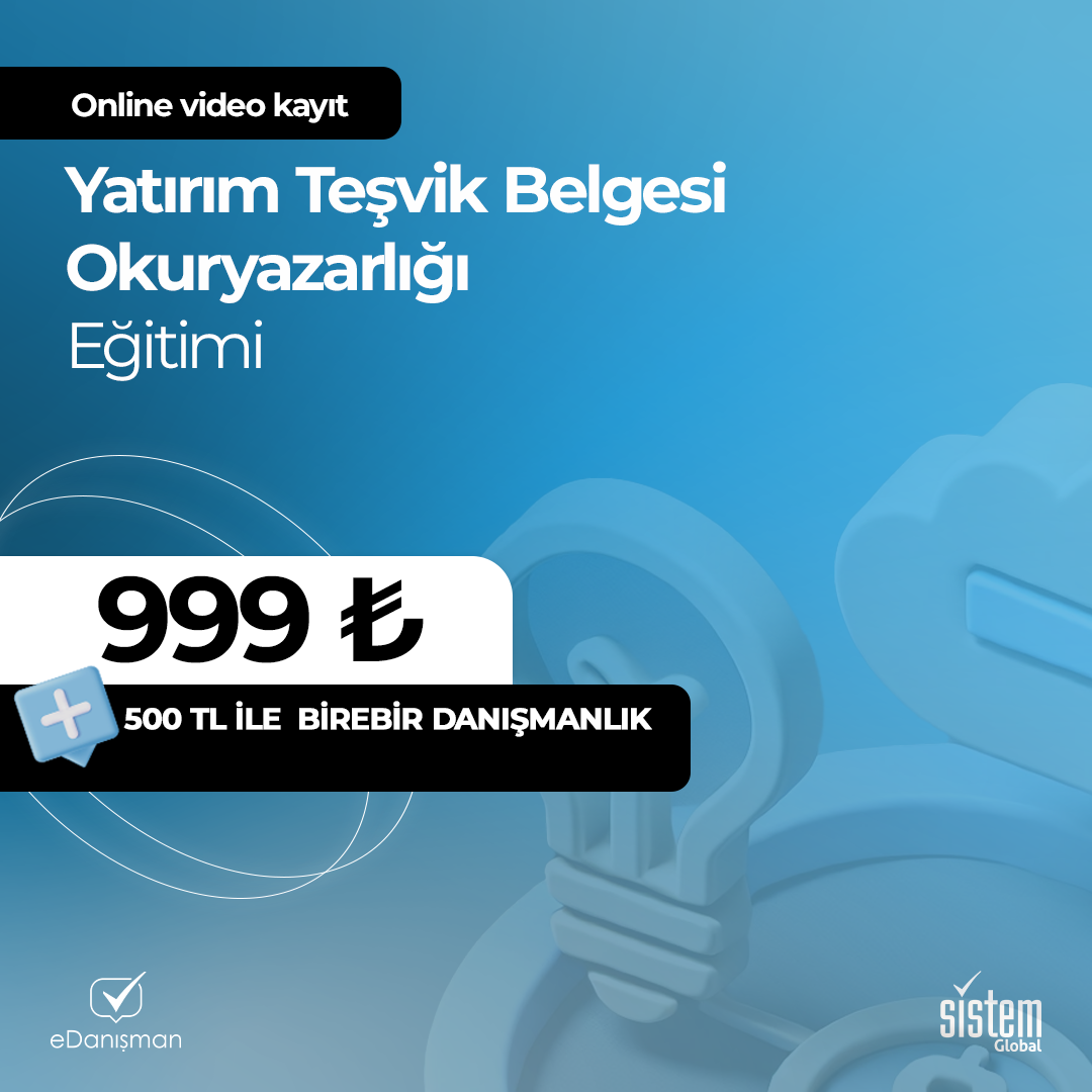 Yatırım Teşvik Belgesi Okuryazarlığı Eğitimi